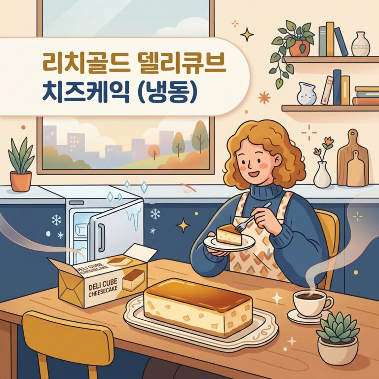 리치골드 델리큐브 치즈케익 (냉동)