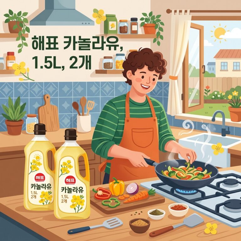 해표 카놀라유, 1.5L, 2개
