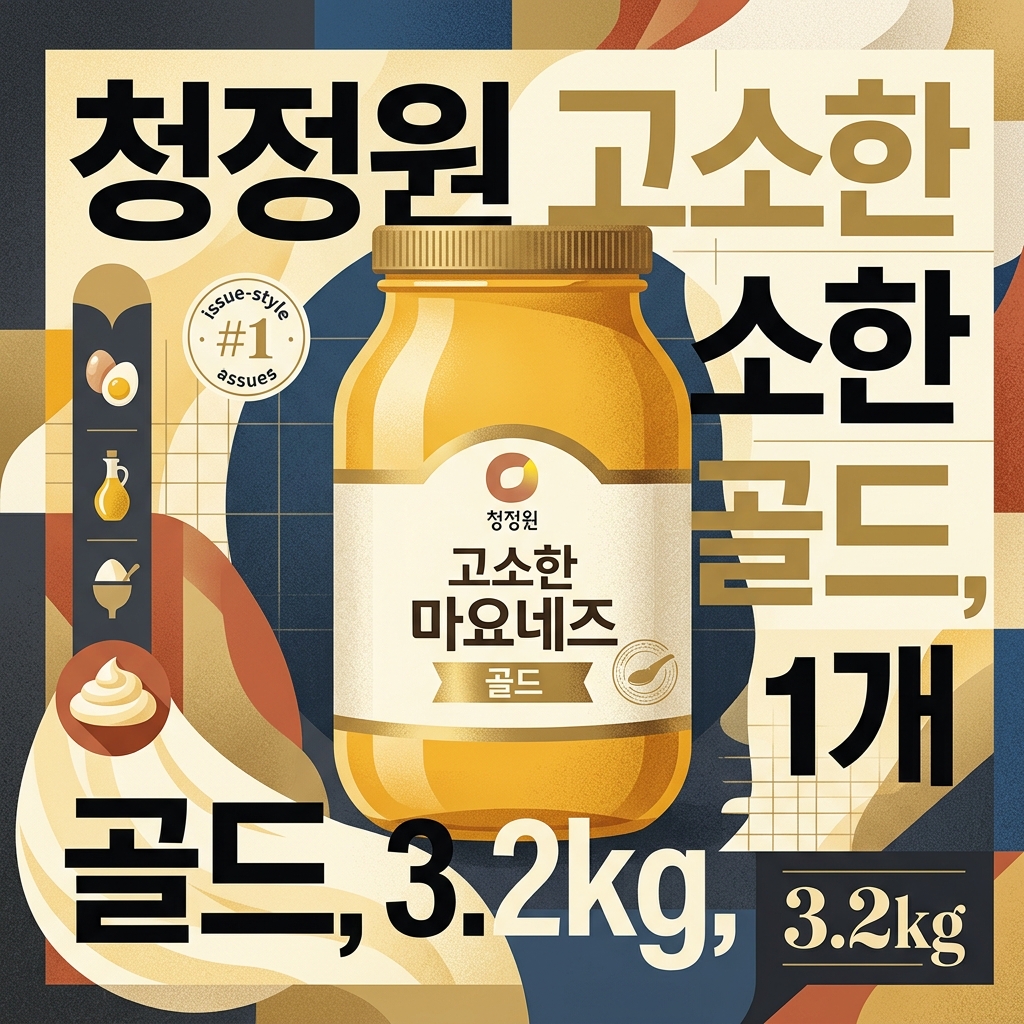 청정원 고소한 마요네즈 골드, 3.2kg, 1개 제품 이미지